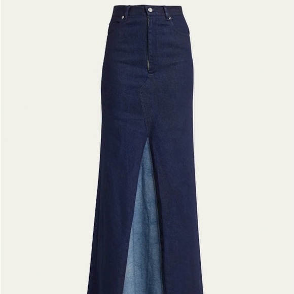 Long denimn skirt - Picture 2 of 5